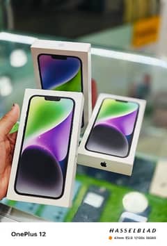 Iphone 14 PLUS 128GB BOX PACK non pta non active 1year Apple waranty