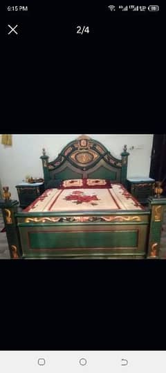 deco paint bed and dressing table