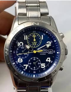 seiko   chronograph  quartz  Men's  watch