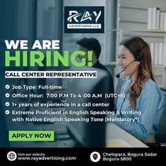 Experience Call center Agent required