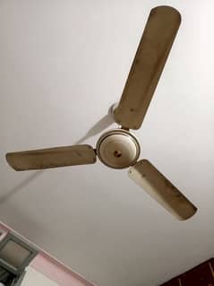 use fans but in running condition