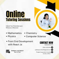 Offering online tuitions in affordable Charges