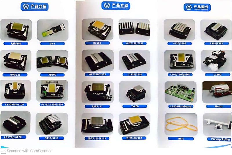 PrintHead Dx5, DX7 DX11 Xp600 i3200 Maintenance box 0