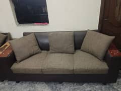 6 seater sofa set, 3 seats are in excellent condition