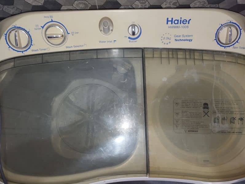 Haier washing machine with Dryer 2