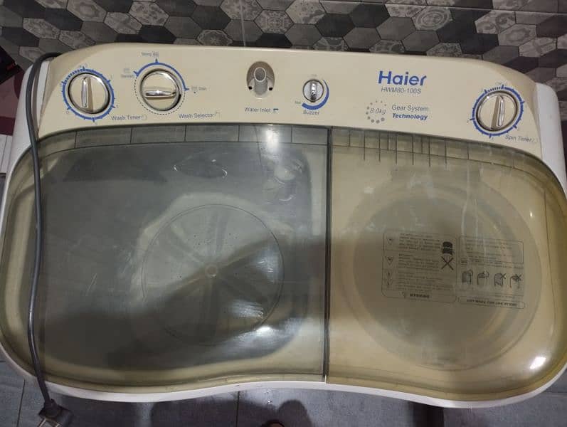 Haier washing machine with Dryer 4