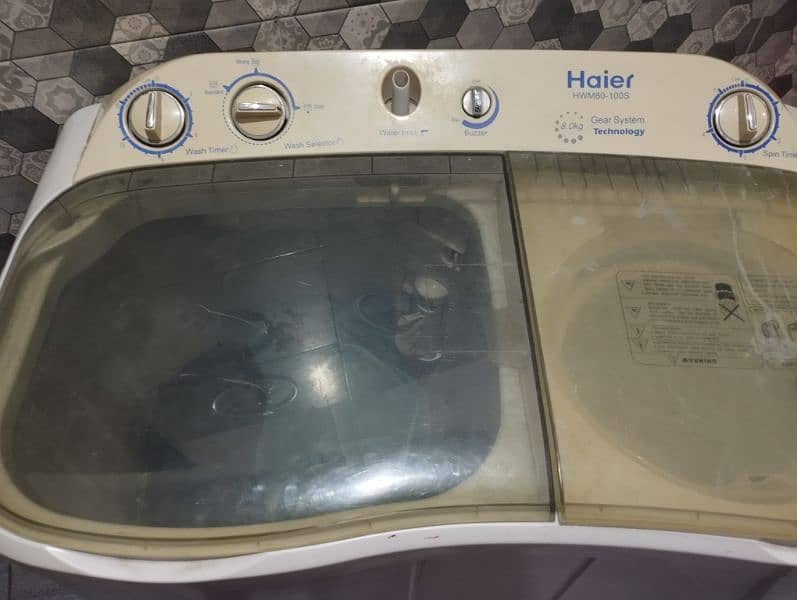 Haier washing machine with Dryer 13