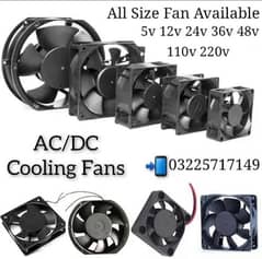 Exhaust Fan Cooling Fan Inverter Fan UPS Fan Hi Speed Fan Battery Size