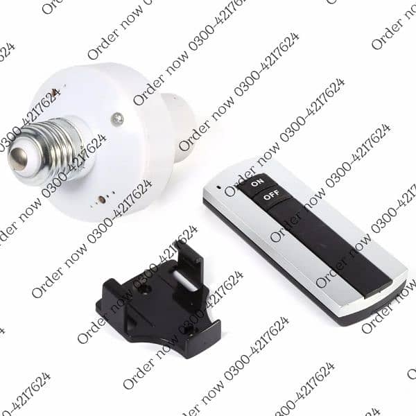 10M Wireless Remote Control Switch ON OFF E27 Screw LED lamp B 8