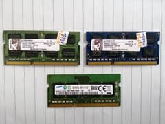8+8+2 GB DDR3 RAM FOR SALE KINGSTON AUR SAMSUNG BRAND