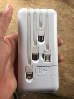 power bank 10000 mah with data cables iphone cable is not work