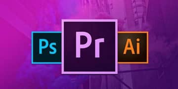 Adobe Premier Pro for Video Editing, Adobe Photoshop and illustrator