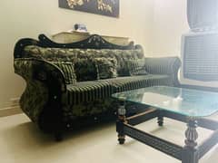 6 seater sofa set with centre table