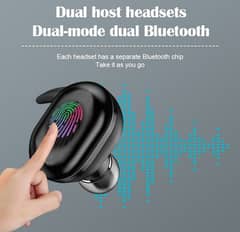 Y30 Bluetooth Headphones Tws4 Sports Headphones Digital Display Mini