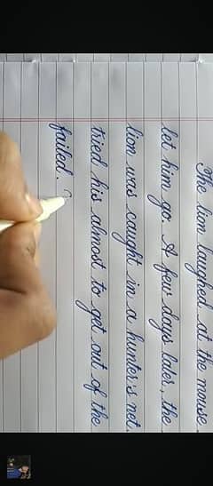 handwriting assignment work