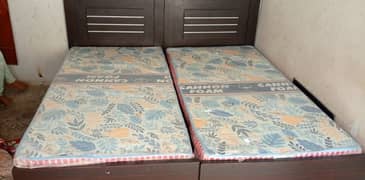 2 single bed with medicatid metres