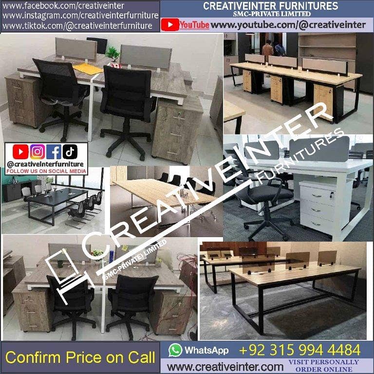 Workstation Office Executive Table Chair Desk Study Computer Sofa 19