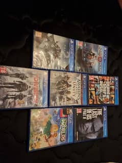 ps4 games with GTA 5 and last of us 2