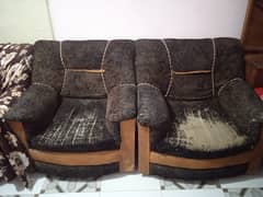 Used sofas 3 seater two side sofa