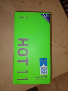 Infinix Hot 11 4/128 with box official PTA approved urgent ( read add)