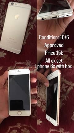 i phone 6 with box and cable