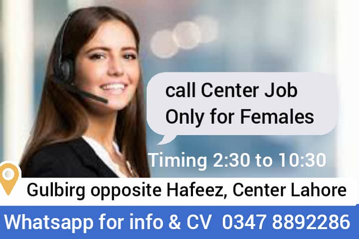 Call center Job for Females Friesher 0