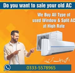 we buy all kinds Old split Ac