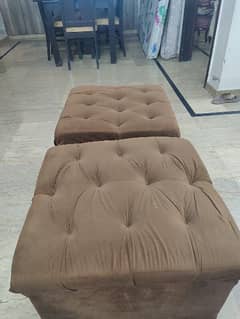 Two seating sofa Chairs as shown in pictures