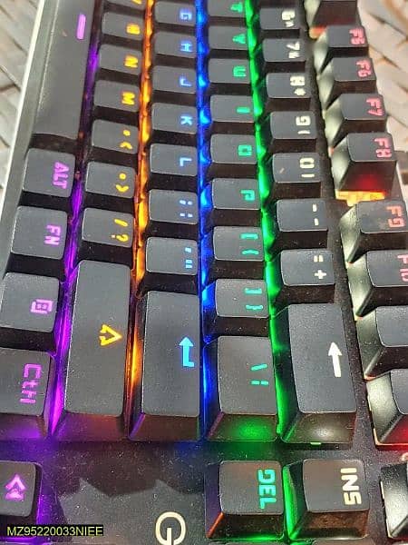 RGB Mechanical gaming keyboard available with delivery all Pakistan. 1