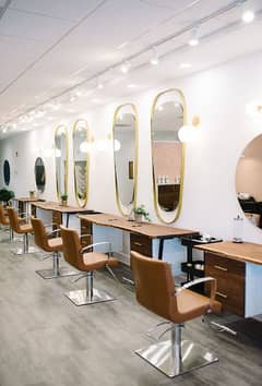 Beauty Salon/Salon setup/Beauty parlour/luxury salon/salon interior/