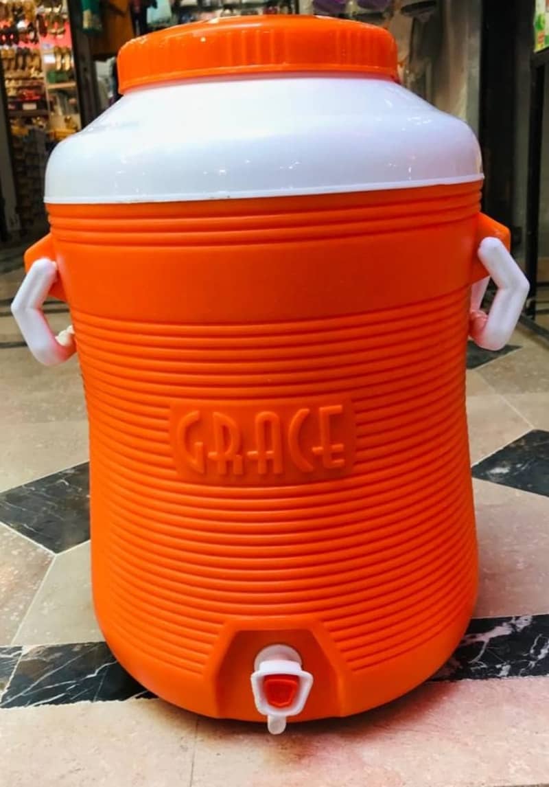 Orange water cooler 1