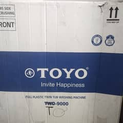 Toyo TWD-9000 14kg Twin Tub Washing Machine