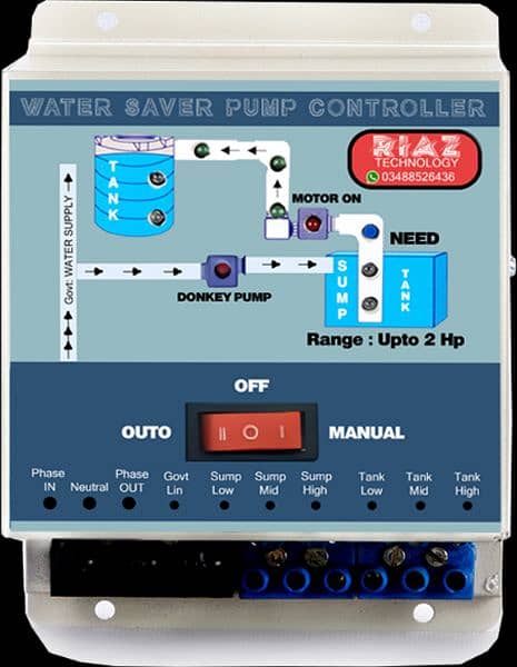GOVERNMENT WATER SUPPLY AUTOMATIC DONKEY SUCTION PUMP CONTROLLER 4