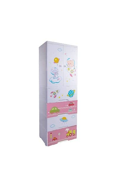 7 layer kids wardrobe 4 drawer 3 cupboard portion 0