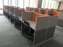 Call center Interior/modern office decor/office cubical/office chair