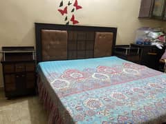 wooden bed king size