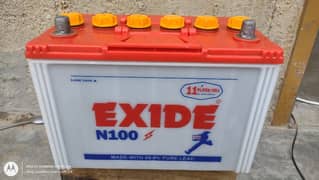 Exide N100 Like new