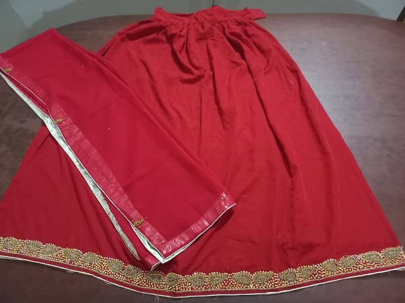 Red Wedding Wear Lehanga 3