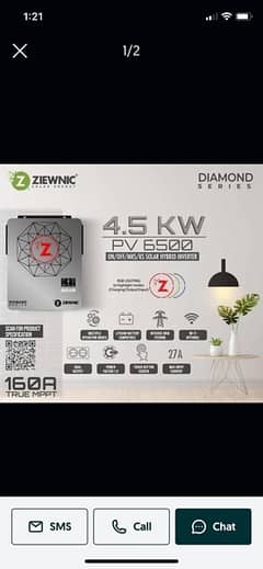 ziewnic 4.5kw pv6500 & 6.5kw pv8500