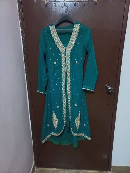 Green Wedding Wear Dress 0