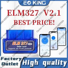 ELM327 OBD V2.1 OBD2 Bluetooth Auto Scanner Car Tester Diagnosti