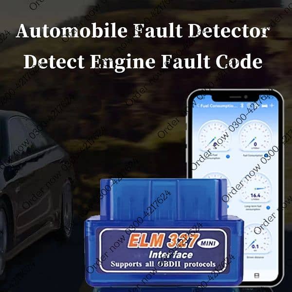 ELM327 OBD V2.1 OBD2 Bluetooth Auto Scanner Car Tester Diagnosti 1