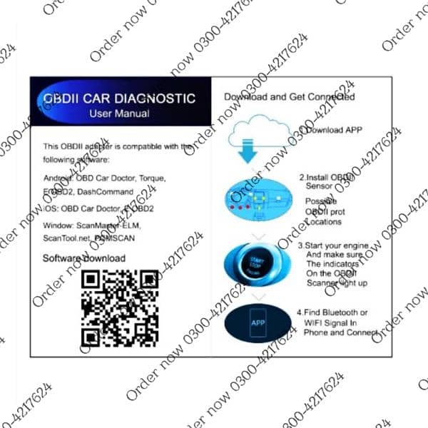 ELM327 OBD V2.1 OBD2 Bluetooth Auto Scanner Car Tester Diagnosti 4