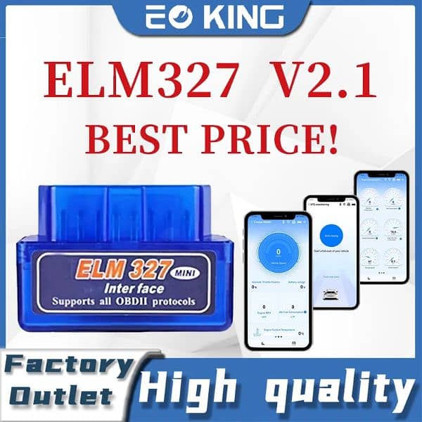 ELM327 OBD V2.1 OBD2 Bluetooth Auto Scanner Car Tester Diagnosti 9