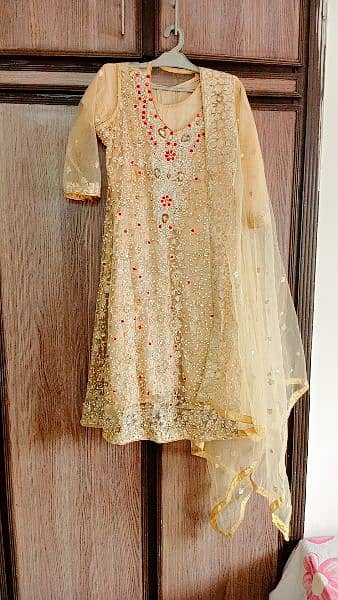 golden Fancy frock 1