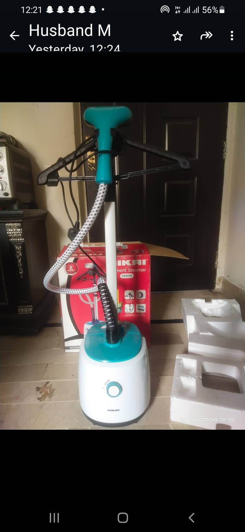 Imported nikai electric iron garment steamer almost with iron board 1