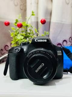 Canon 1300D DSLR camera + 50mm lens