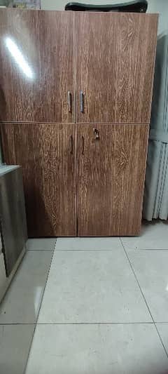 2 similar wooden cupboards