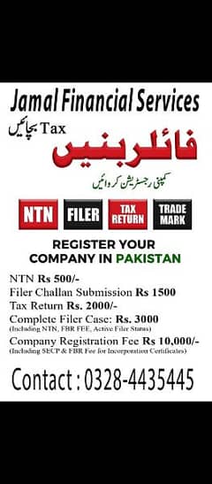 Filer/Returns/Tax services