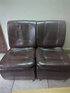 3 sofa style chairs